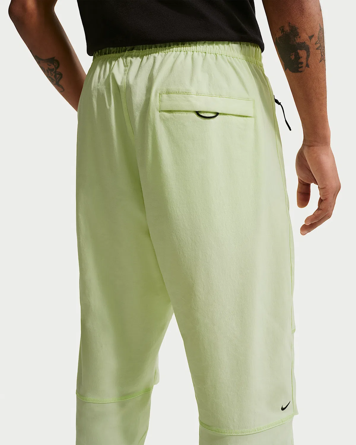 Мужские тканые штаны Nike Tech, Light Liquid Lime/Black — фото 3