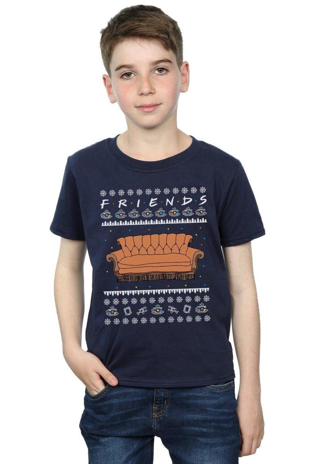 

Футболка Fair Isle Couch Friends, темно-синий