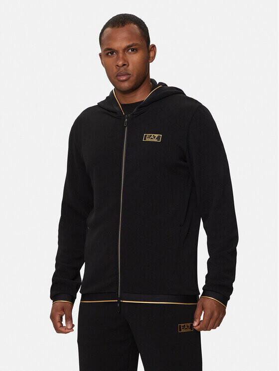 

Толстовка regular fit Ea7 Emporio Armani, черный