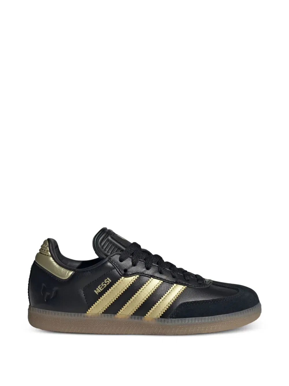 Кроссовки на шнуровке с тремя полосками Adidas, черный
