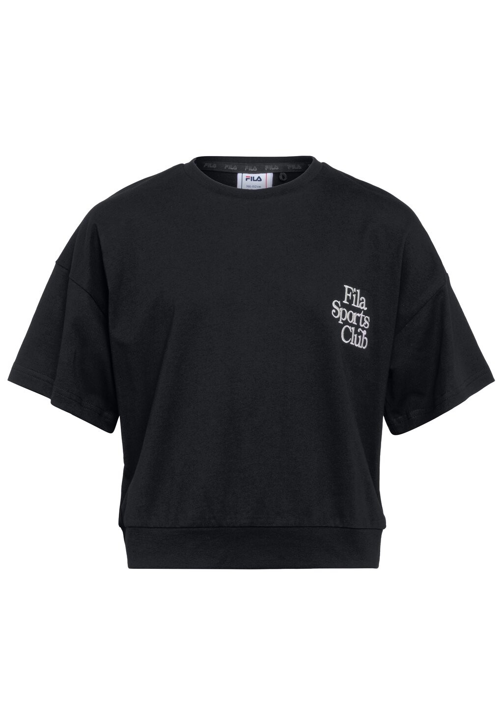 

Футболка с принтом Tux Cropped Wide Fila, черный
