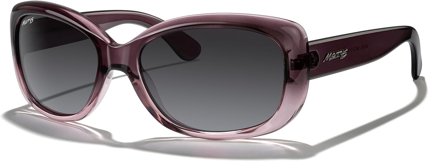 

Поляризованные солнцезащитные очки MERRY'S Oversized Butterfly для женщин, винтажный стиль, защита UV400, для вождения, игры в гольф и активного отдыха, модель S6101, Tra Purple Frame/Gray Gradient Lens