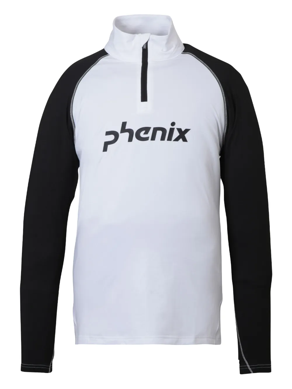 

Лыжный топ с рукавами реглан и застежкой-молнией PHENIX, белый