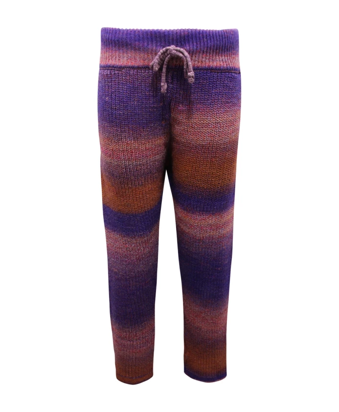 

Брюки из шерстяной смеси Family First, фиолетовый