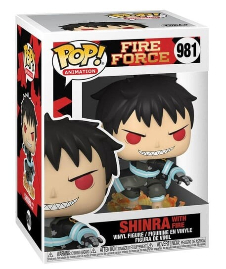 

Funko POP! Аниме, коллекционная фигурка, Fire Force, Шинра