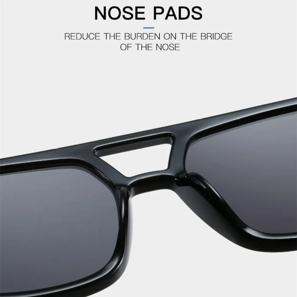 

Винтажные квадратные солнцезащитные очки для женщин, модные ретро-очки, женские солнцезащитные очки конфетных цветов с зеркальными линзами MUTYNE, Black Pink