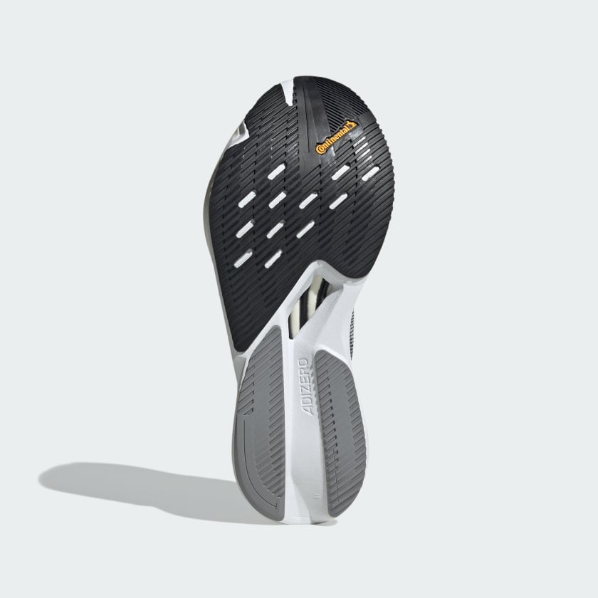 Женские кроссовки Adidas Adizero Boston 12 для бега, черно-белый — фото 3