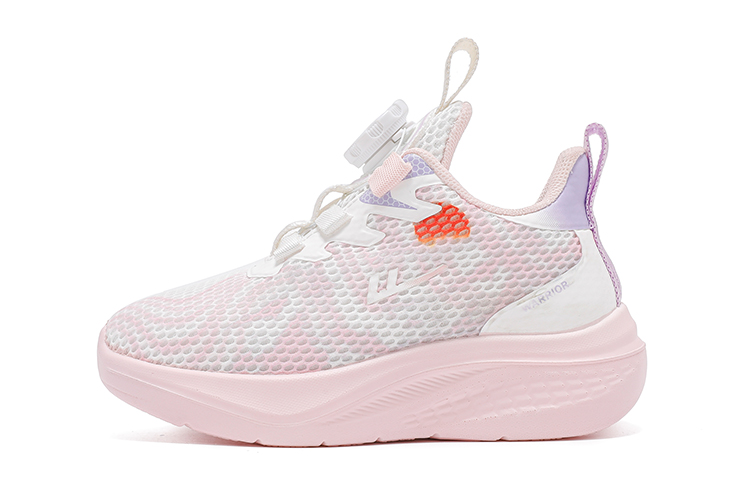 

Кроссовки для бега Warrior Cushioning с низким дышащим верхом для детей, белый/синий