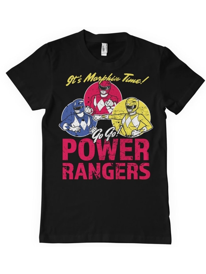 

Футболка It's Morphin Time Big Tall T-Shirt черного цвета Power Rangers, Черный, Футболка It's Morphin Time Big Tall T-Shirt черного цвета Power Rangers