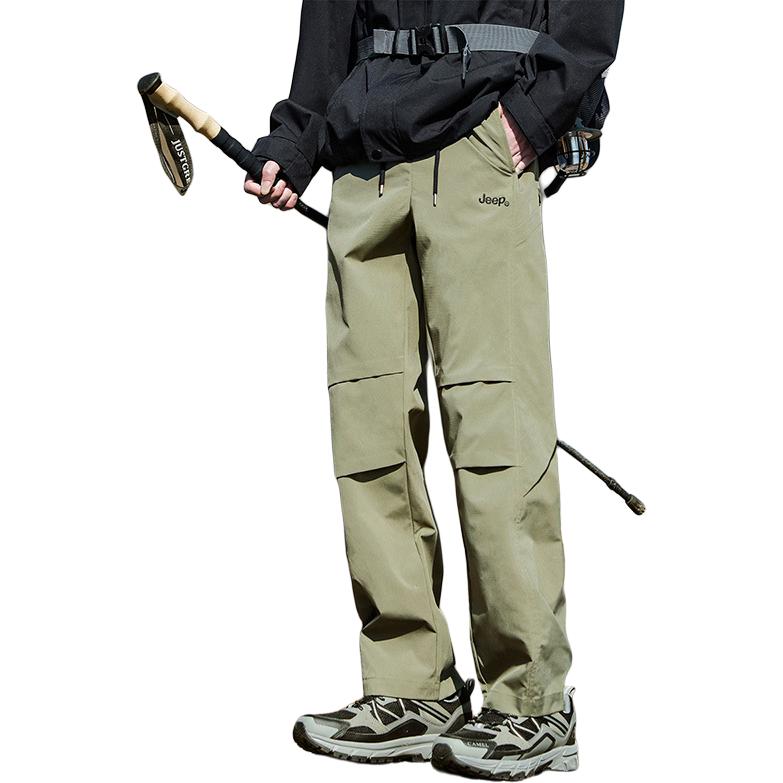 

Повседневные брюки Unisex Moderate Straight Fit Jeep, army зеленый