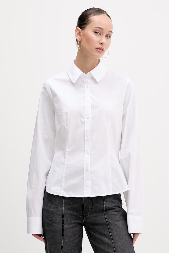 

Хлопковая рубашка Guess Jeans, белый