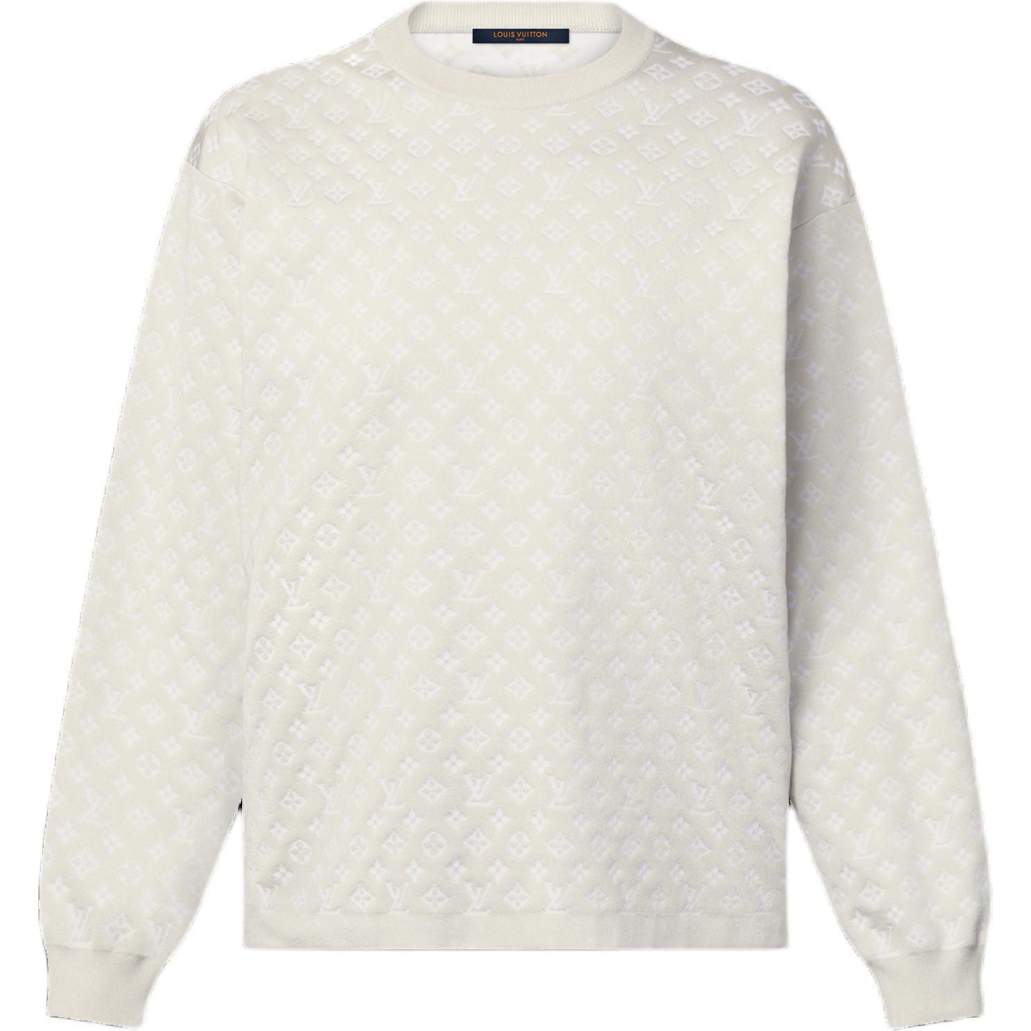 

Свитер Lv Monogram Jacquard LOUIS VUITTON, белый