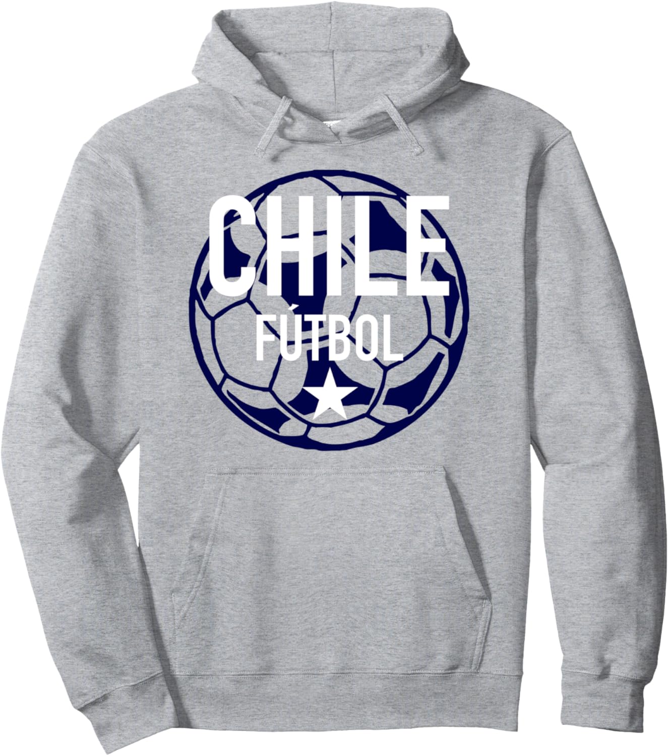 

Толстовка с капюшоном с изображением футбольного мяча сборной Чили, серая Trendy Apparel, Серый, Толстовка с капюшоном с изображением футбольного мяча сборной Чили, серая Trendy Apparel
