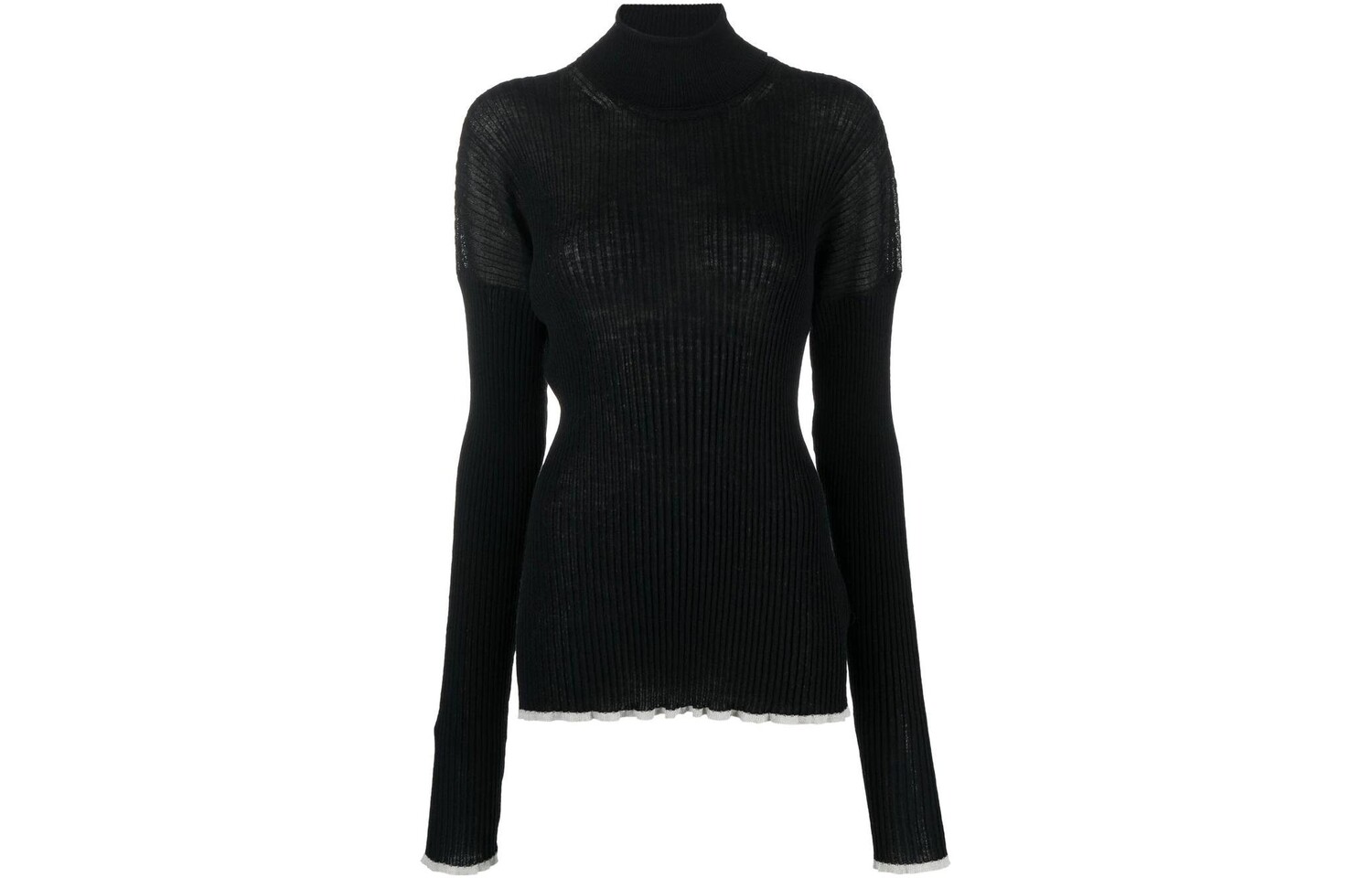 

Кашемировый свитер женский черный Mm6 Maison Margiela