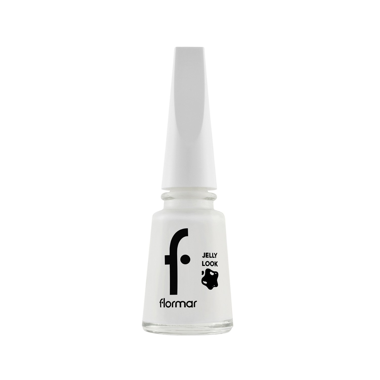 

Лак для ногтей jelly look nail enamel Flormar, nr. 1 - pure milk, объем 11 мл