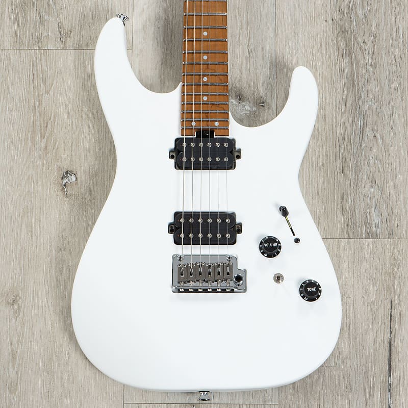 

Электрогитара Charvel USA Select DK24 HH 2PT CM Guitar, Caramelized Flame Maple, Satin White