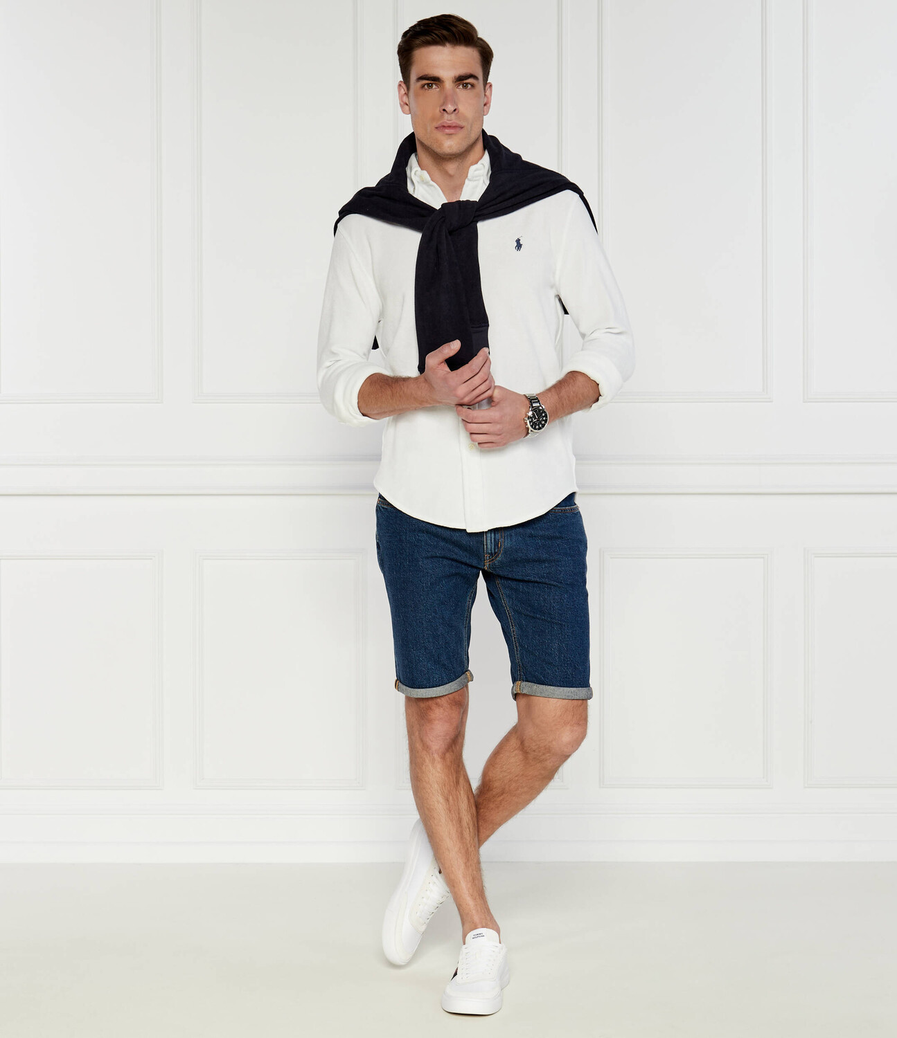 Рубашка POLO RALPH LAUREN TERRY Regular Fit, белый — фото 2