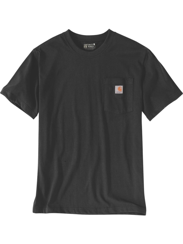 

CARHARTT Футболка "Dearborn Relaxed Pocket T-Shirt" черного цвета, Черный, CARHARTT Футболка "Dearborn Relaxed Pocket T-Shirt" черного цвета
