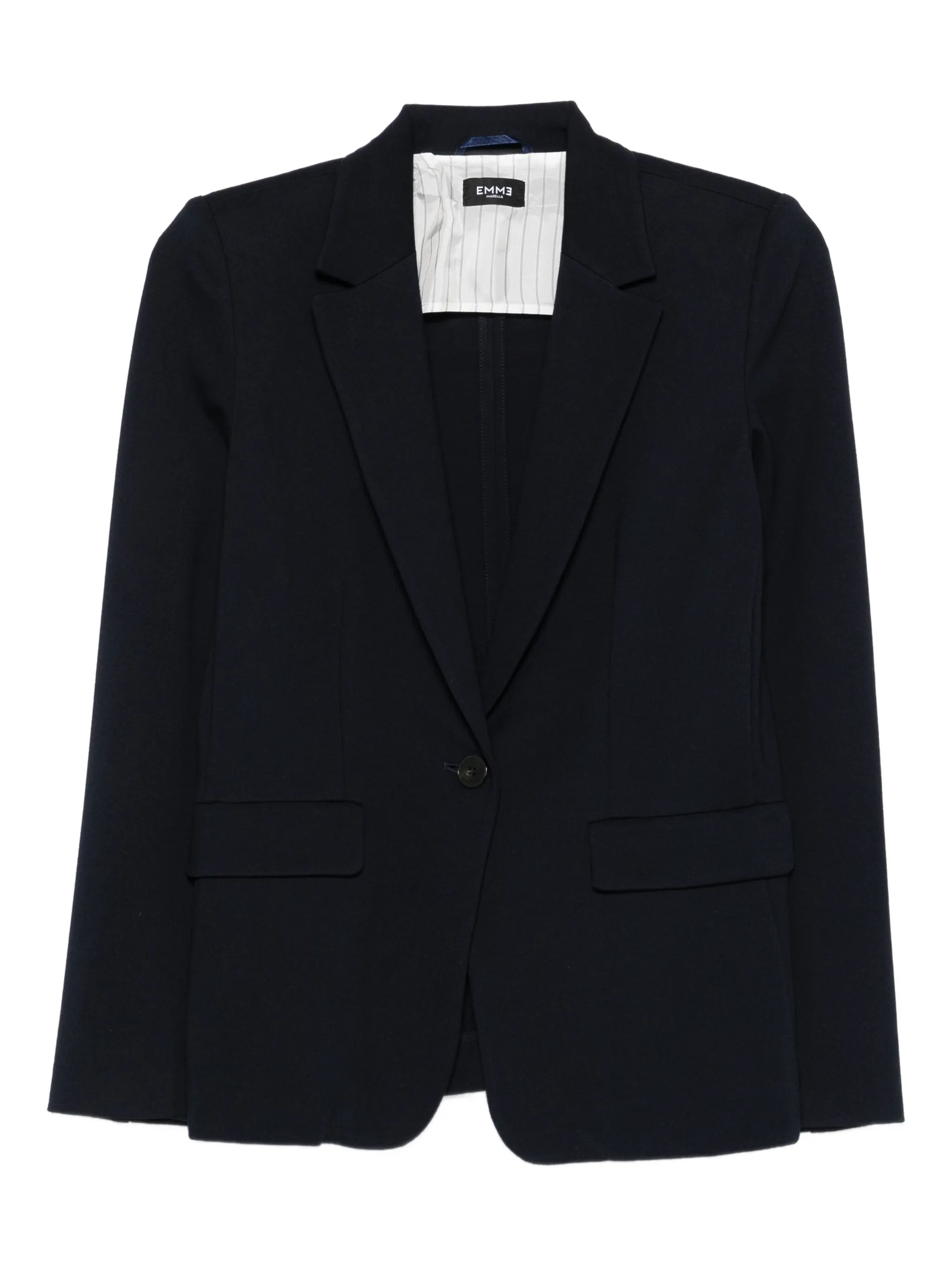 

Однобортный блейзер с заостренными лацканами Marella, синий