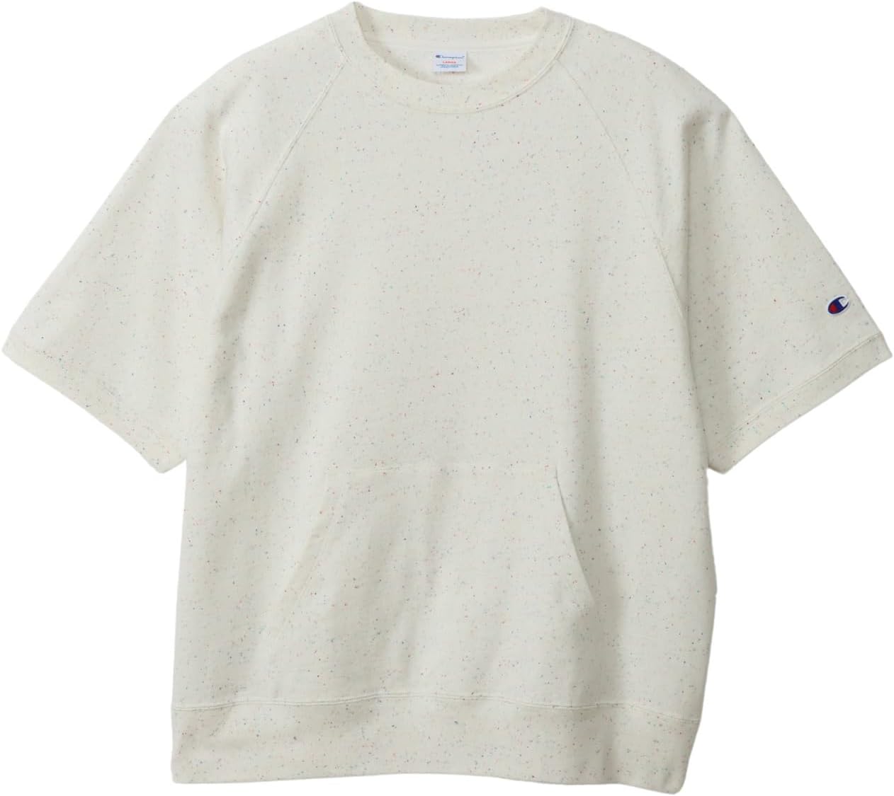 

Мужская толстовка Champion Relax Fit с коротким рукавом-реглан, хлопок американского производства, C3-B012, светло-бежевый