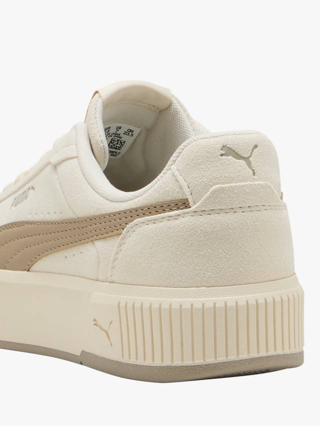 Carina Mia замшевые шнурованные кроссовки PUMA, Beige — фото 3