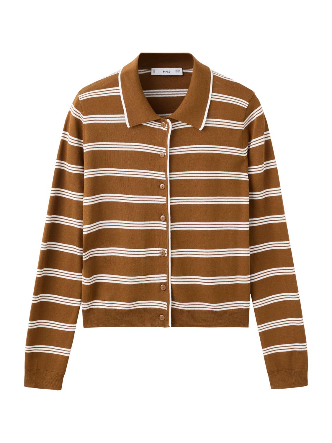 

MANGO Кардиган 'COPENH' вязаный, цвет карамель