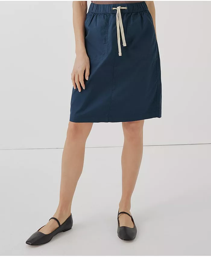 

Женская юбка из органического хлопка Daily Twill Pact, синий