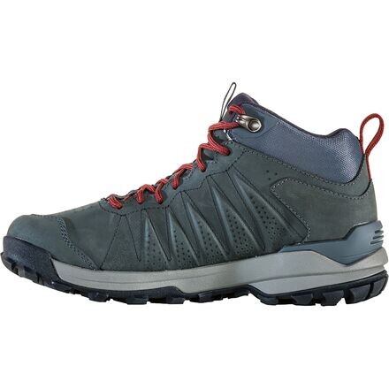 Походные ботинки Sypes Mid Leather B-DRY женские Oboz, светло-голубой — фото 4