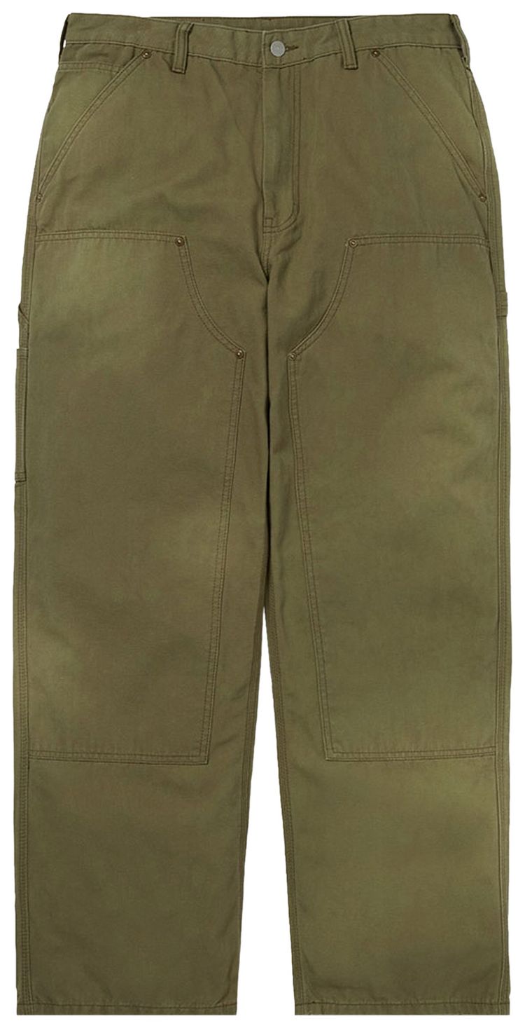 

Брюки thisisneverthat Bleached Double Knee Pant 'Khaki', коричневый