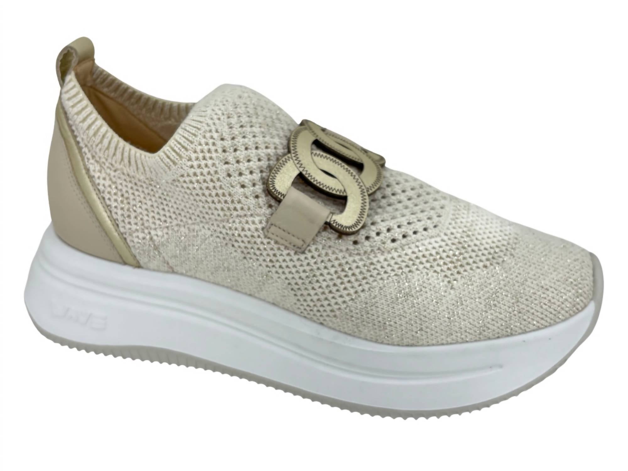 Женские кроссовки Simone Slip-On песочного цвета Softwaves, Sand
