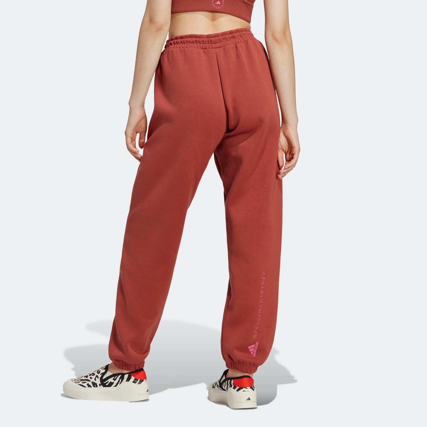 Трикотажные спортивные штаны унисекс Wild Tan Adidas, цвет Wild tan — фото 3