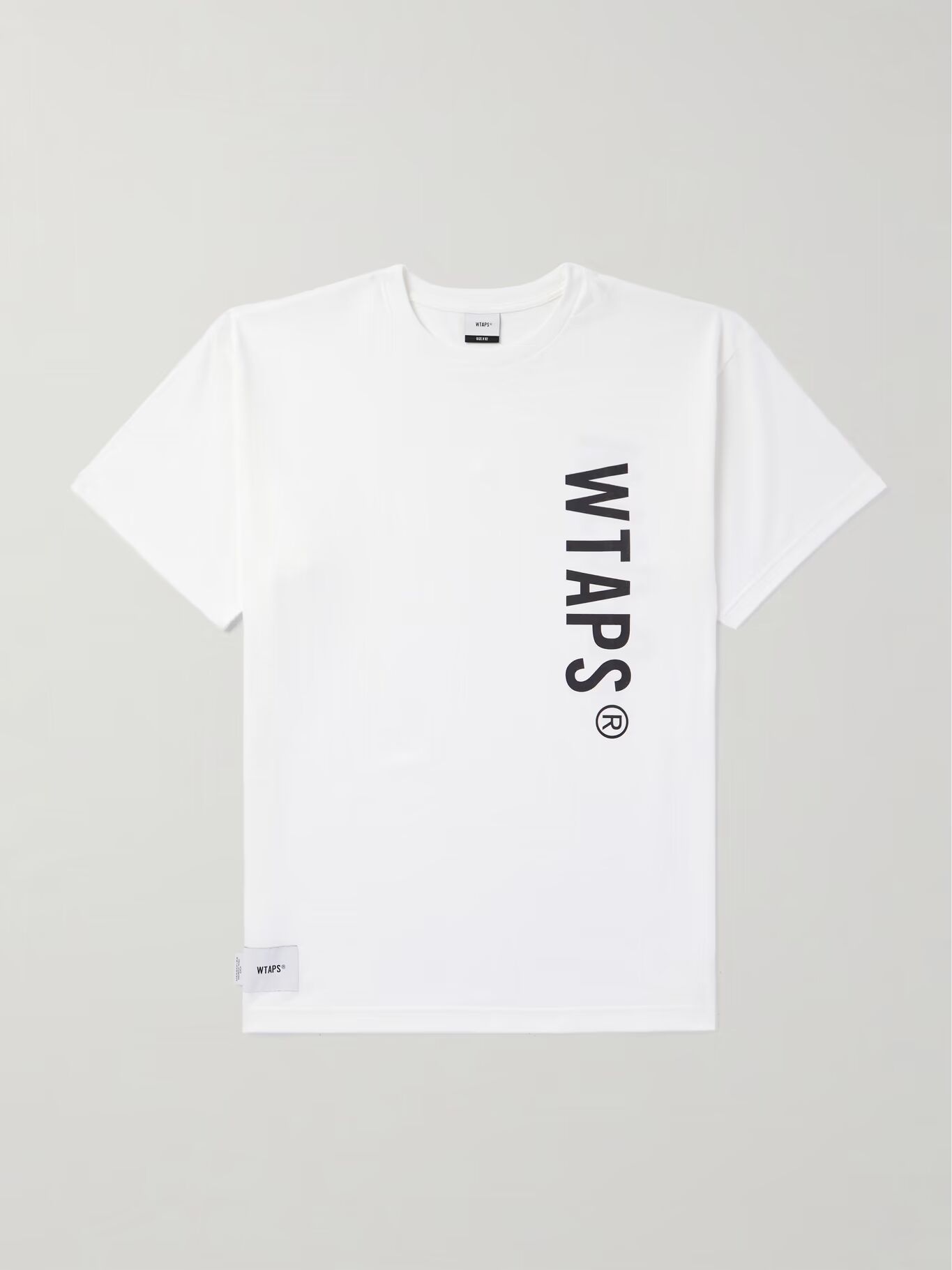 

Футболка из хлопкового джерси с логотипом WTAPS, белый