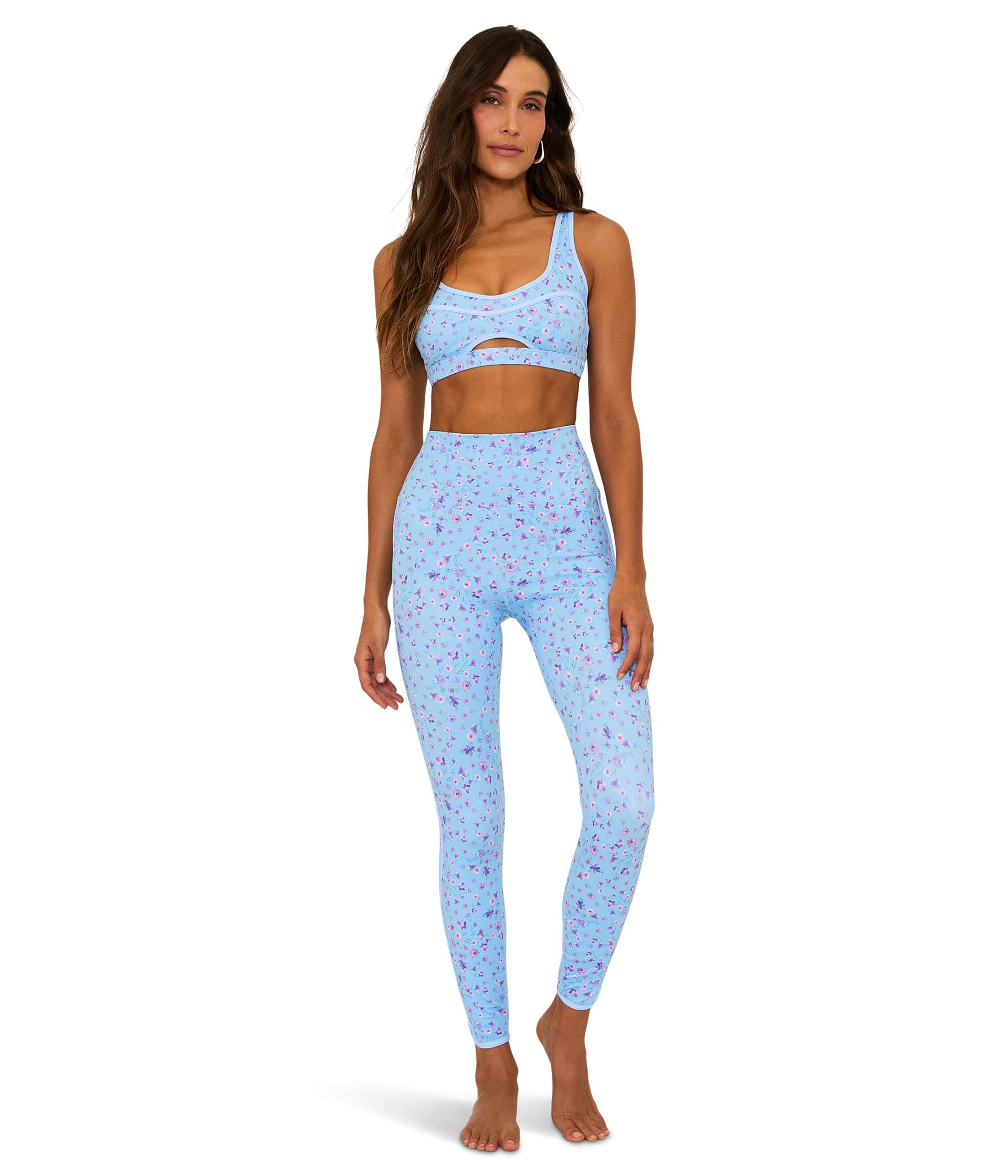 

Брюки Beach Riot High-Rise Nella Leggings, цвет Iris Petal