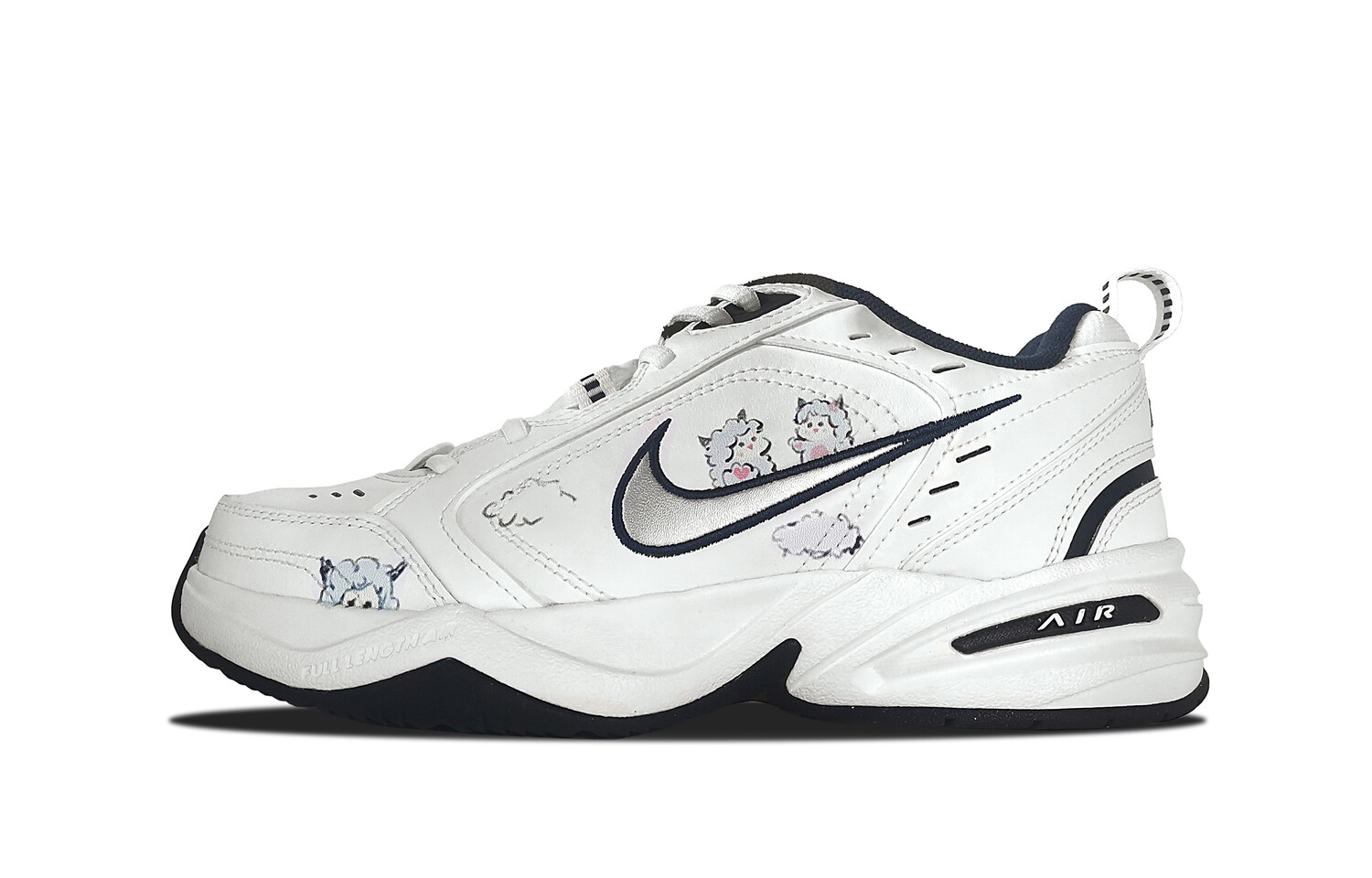 

Кроссовки Nike Air Monarch 4 Chunky Sneakers Unisex Low-top White, белый