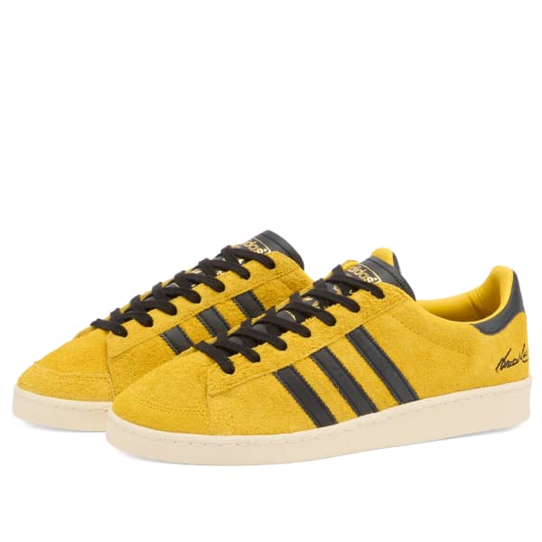 Брюс Ли Джаббар Ло кроссовки Adidas, зеленый & черный — фото 2