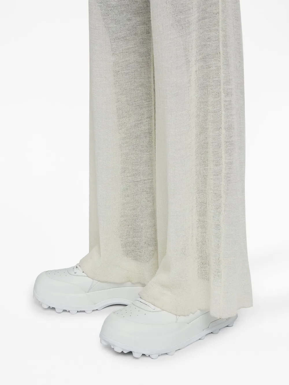 Кроссовки на шнуровке JIL SANDER, белый — фото 4