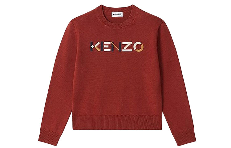 

Свитер женский Kenzo с логотипом, красный