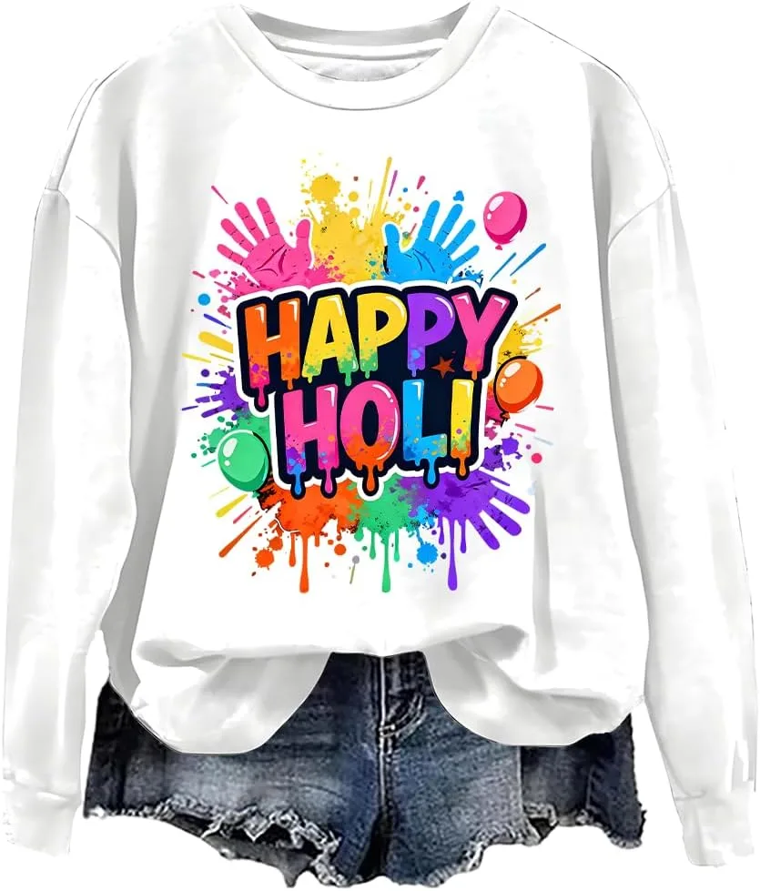 

Толстовка Happy Holi, фестиваль красок NACJOM