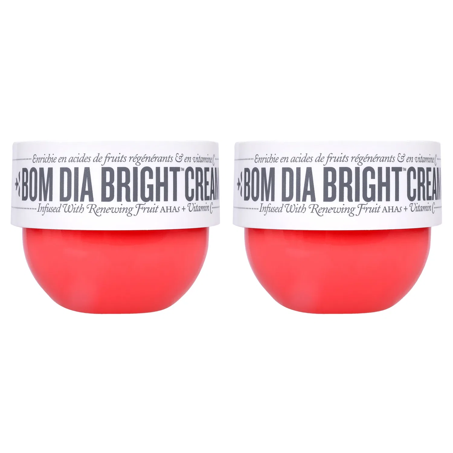 Крем Bom Dia Bright Cream от Sol de Janeiro для унисекс - крем для тела 2,5 унции - упаковка из 2 шт