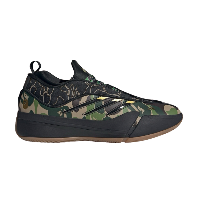 

Кроссовки BAPE x Dame 9, цвет Black Green