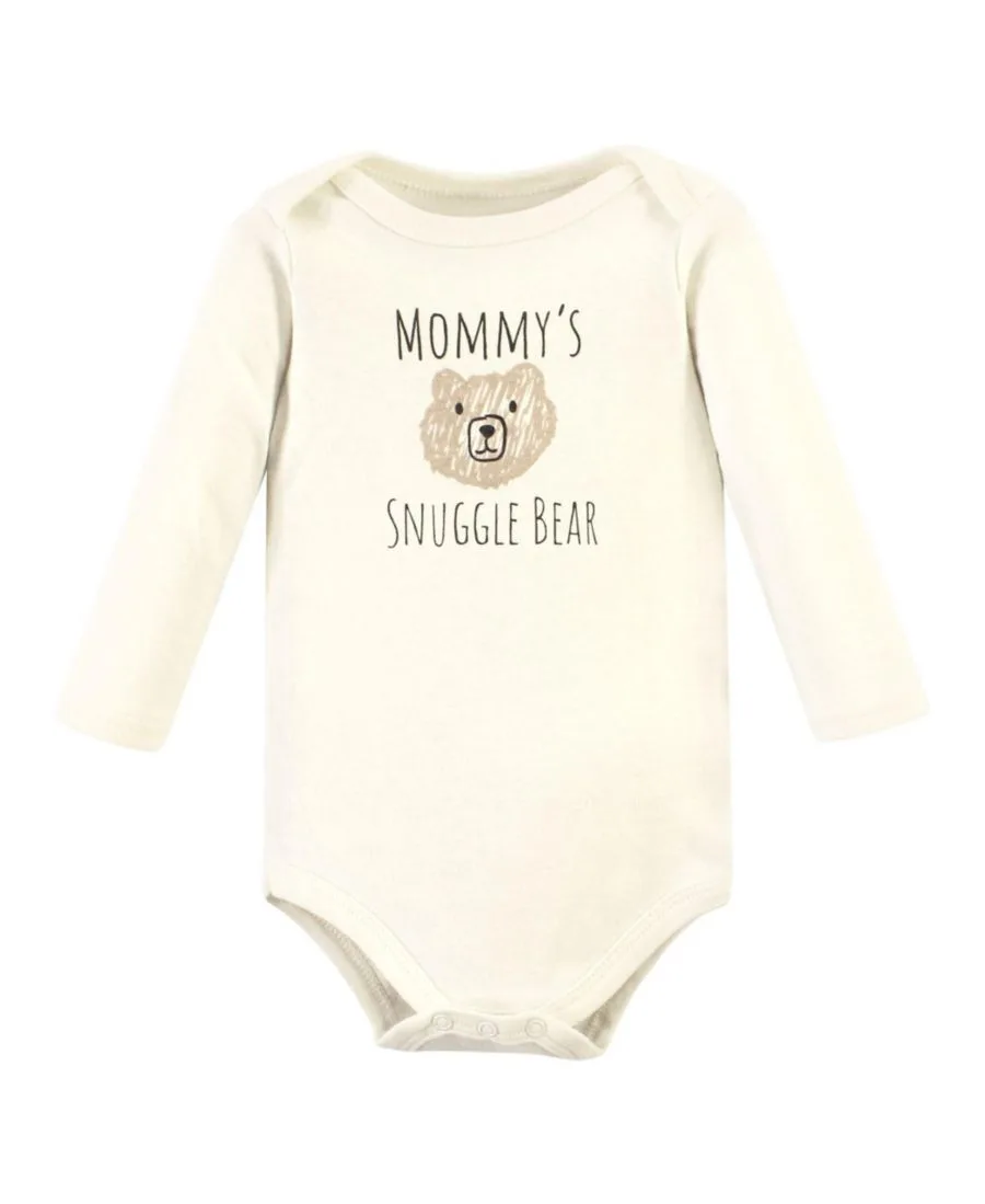 Коллекция хлопковых боди и брюк Hudson Baby, Snuggle Bear — фото 3