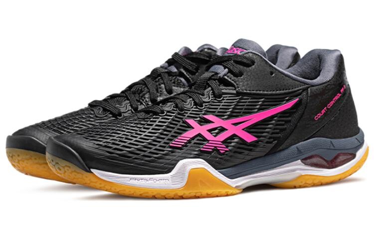 Женские кроссовки для бадминтона Asics Court Control Ff 3, Black/Red — фото 3