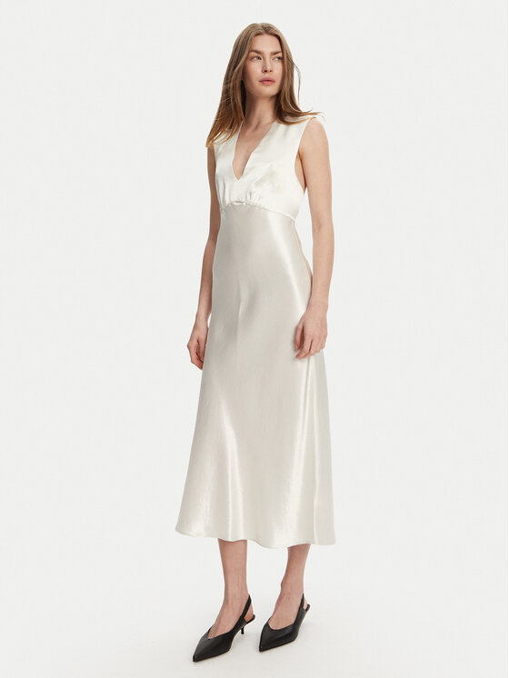 Коктейльное платье стандартный крой Glizia 2516221048 Max Mara, белый — фото 2