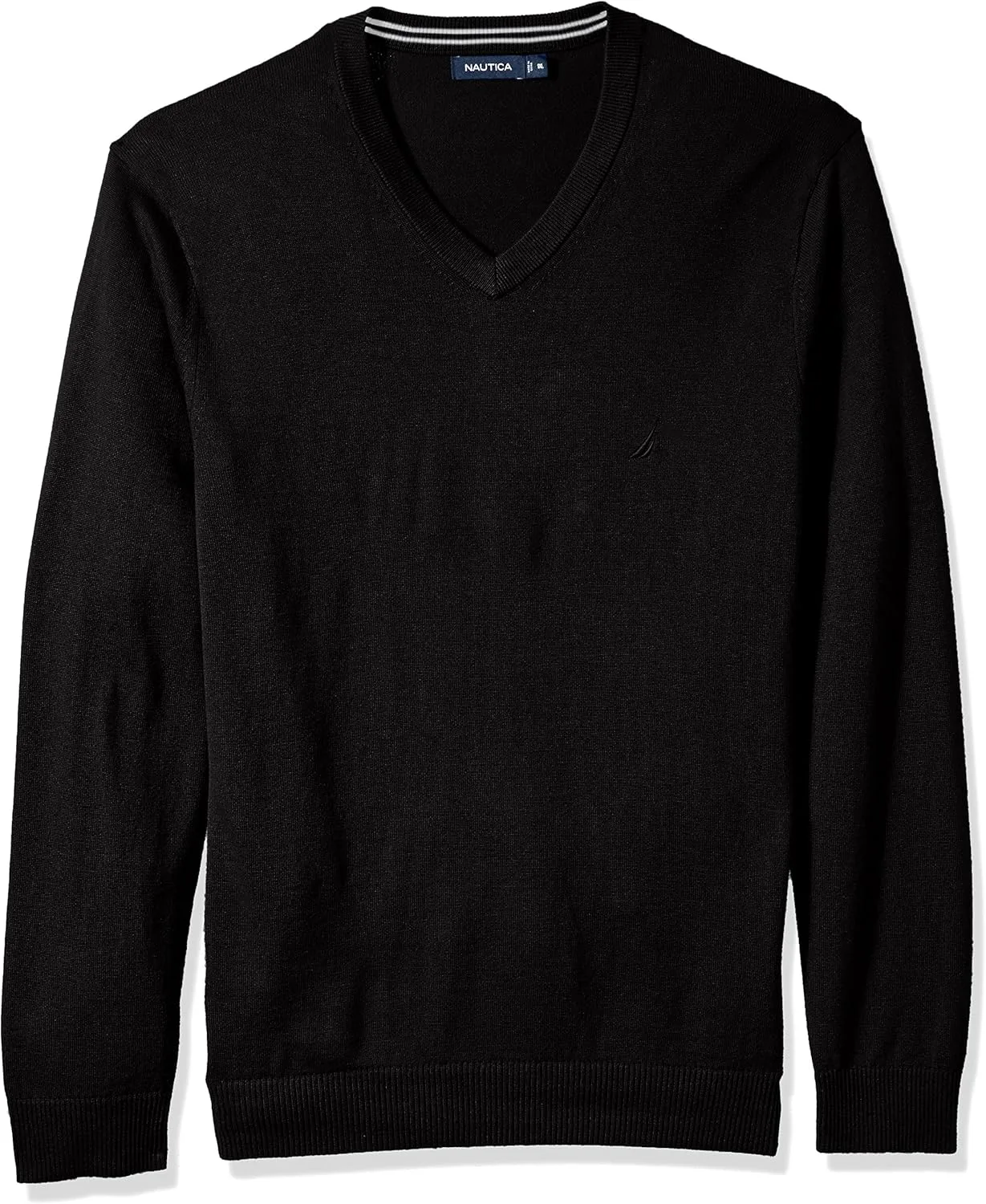 

Мужской свитер Nautica с длинным рукавом и V-образным вырезом