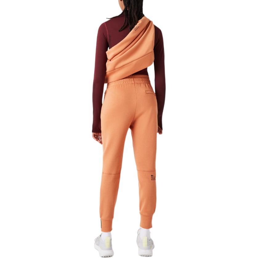Вязаные спортивные штаны LACOSTE Women's Orange, оранжевый — фото 4