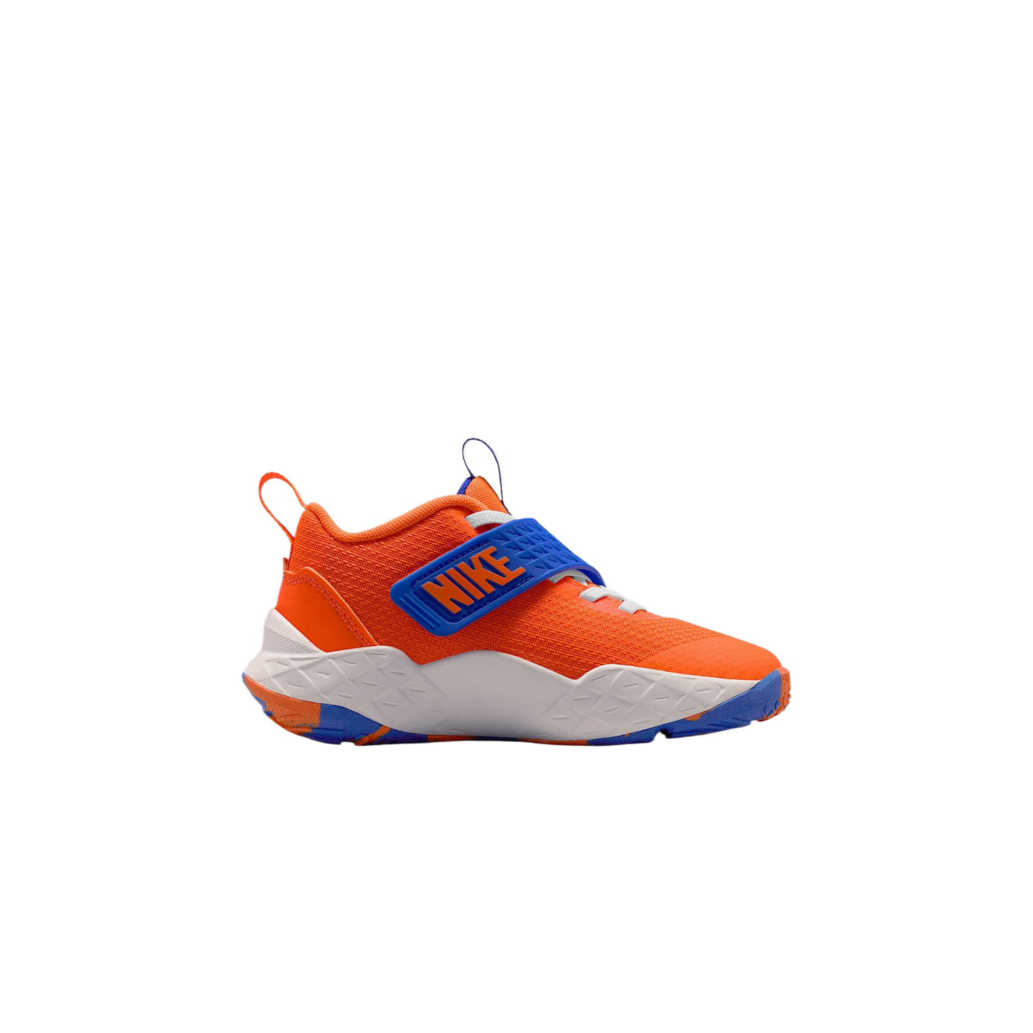 Team Hustle D 12 Cushioning низкие детские баскетбольные кроссовки Dutch Orange Nike, оранжевый — фото 3