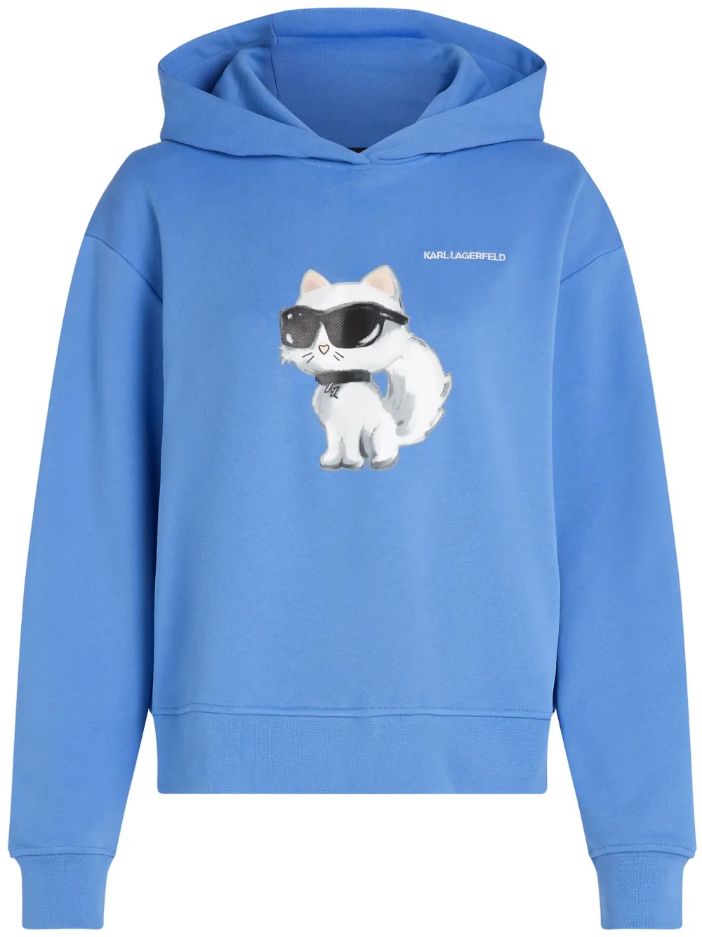 

Худи Ikon Choupette KARL LAGERFELD, синий