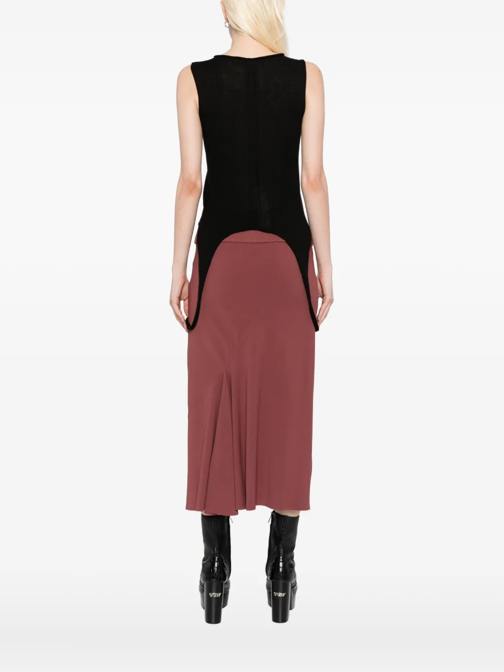 Топ Slashed SL Rick Owens, черный — фото 4