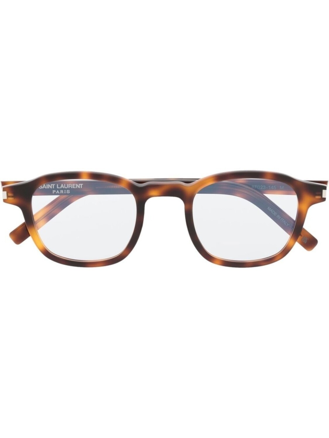 

Saint Laurent Eyewear очки в квадратной оправе черепаховой расцветки, коричневый