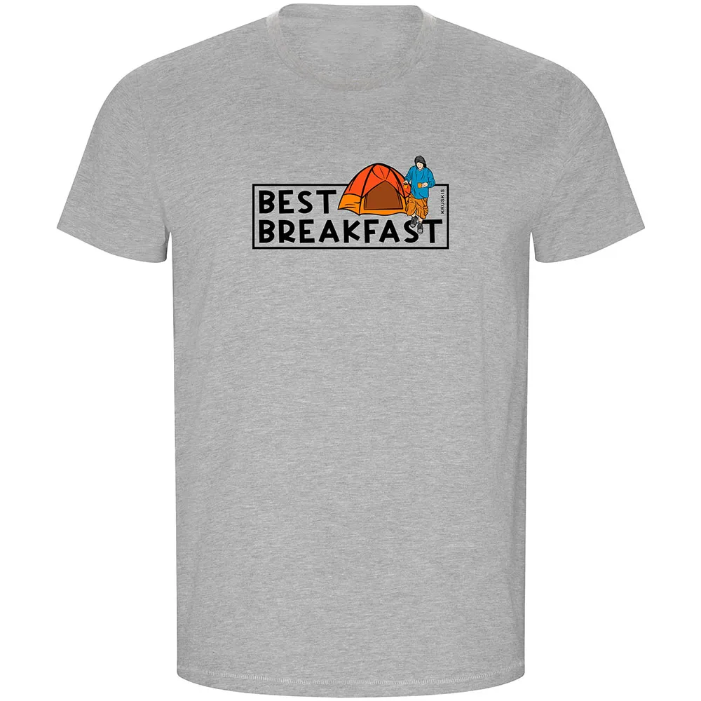 

Футболка с коротким рукавом Kruskis Best Breakfast ECO, серый